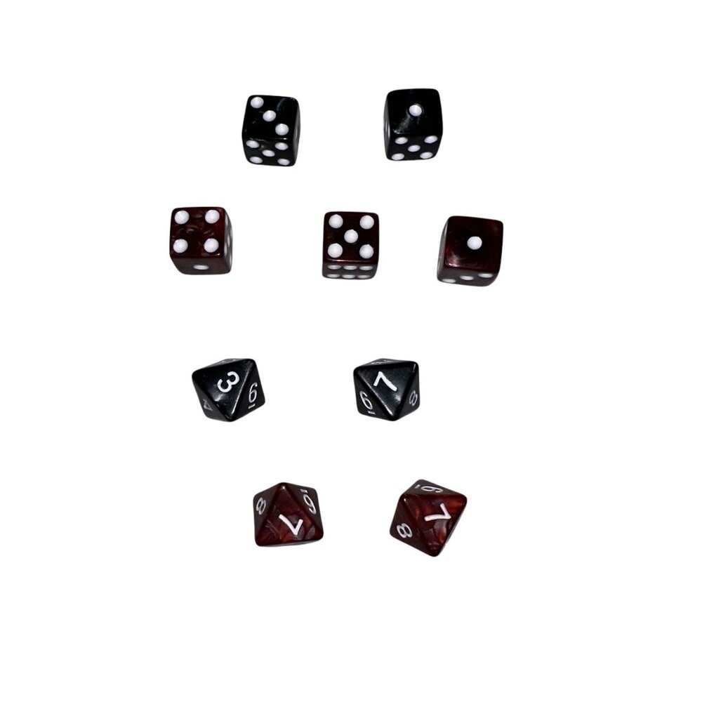 New Open Hasbro Risk Game of Thrones Board Game Set 9 Dice Attack Defense Parts